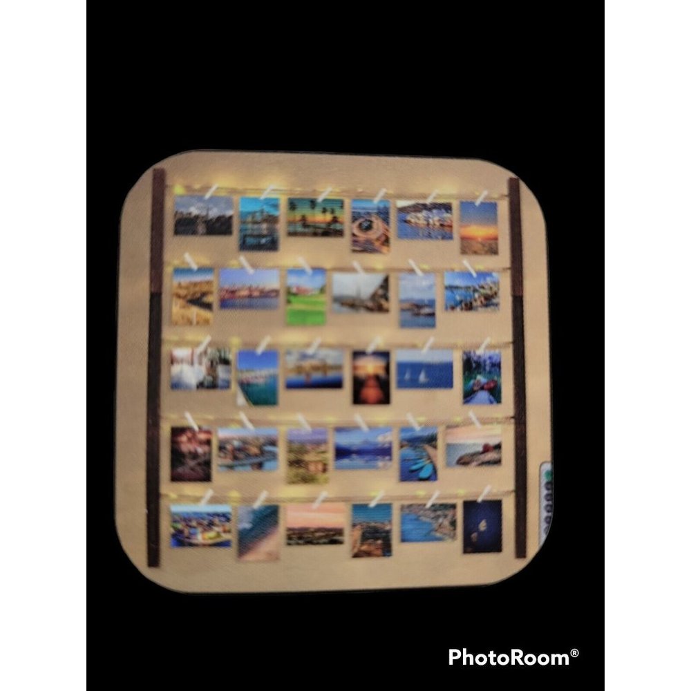 Hanging Photo Display , 75 LED lights Photo Clips String Light remote